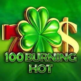100 Burning Hot slot visual from Amusnet Interactive available on spinsharkscasino.com