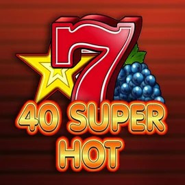 Official Slots logo: 40 Super Hot by Amusnet Interactive at Spinshark Casino