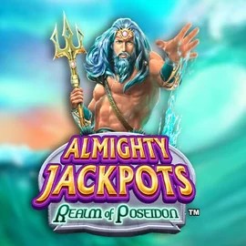 Almighty Jackpots – Realm of Poseidon slot visual from Novomatic available on spinsharkscasino.com