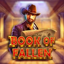 Book Of Fallen slot logo by Pragmatic Play at Spinshark Casino