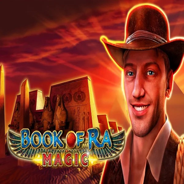 Enjoy Book of Ra Magic by Greentube – logo hosted on spinsharkscasino.com