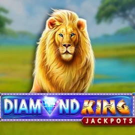 Try Diamond King Jackpots slot by SpinPlay Games on spinsharkscasino.com – logo image