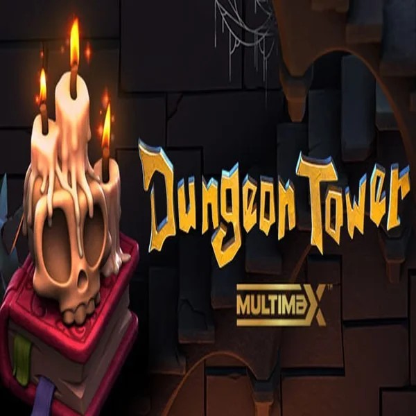 Official Slots logo: Dungeon Tower by Peter & Sons at Spinshark Casino