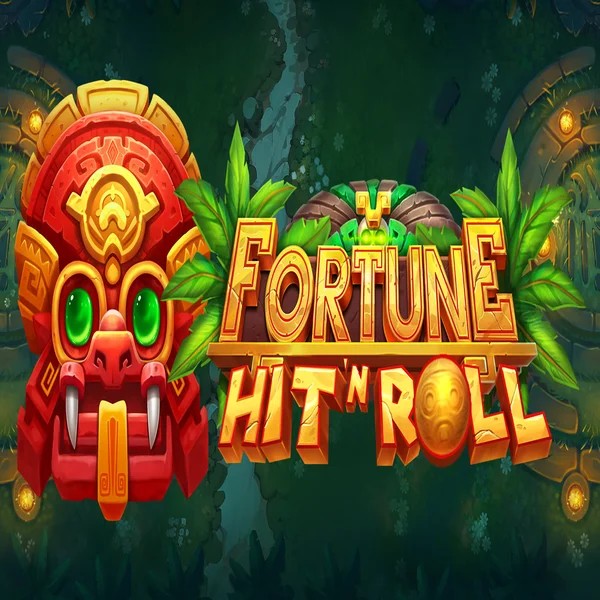 Fortune Hit'n Roll online game logo by Pragmatic Play on spinsharkscasino.com