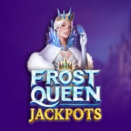 Frost Queen Jackpots online game logo by Yggdrasil on spinsharkscasino.com