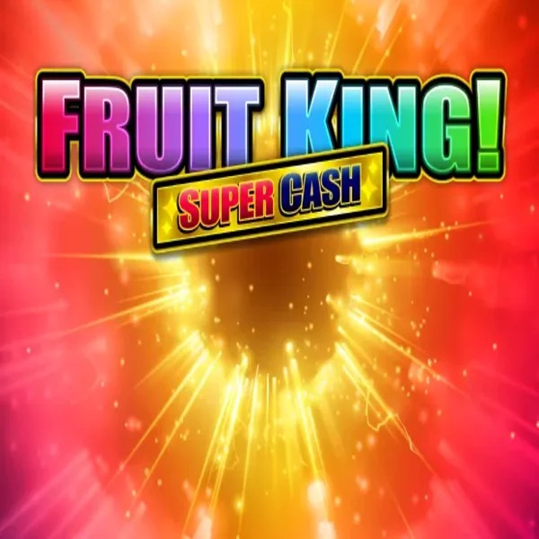 Fruit King Super Cash by Greentube, showcased at spinsharkscasino.com – game logo