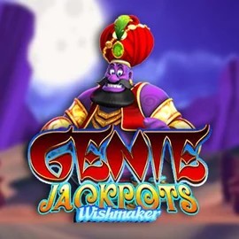 Genie Jackpots Wishmaker slot visual from Blueprint Gaming available on spinsharkscasino.com