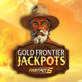 Gold Frontier Jackpots FastPot5 slot visual from Yggdrasil available on spinsharkscasino.com