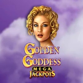 Golden Goddess Megajackpots game by IGT – logo hosted on Spinshark Casino