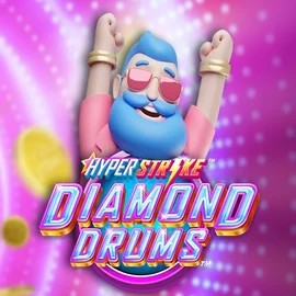 Hyper Strike Diamond Drums logo by Gameburger Studios Spinshark Casino