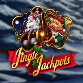 Jingle Jackpots casino game by Dragon Gaming – featured logo at Spinshark Casino