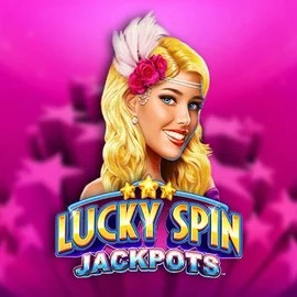 Lucky Spin Jackpots logo by Novomatic at Spinshark Casino