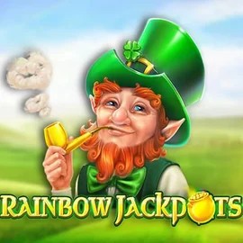 Try Rainbow Jackpots slot by Red Tiger Gaming on spinsharkscasino.com – logo image
