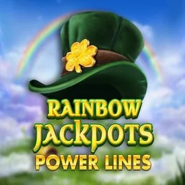 Jackpots logo of Rainbow Jackpots Power Lines from Red Tiger Gaming at Spinshark Casino