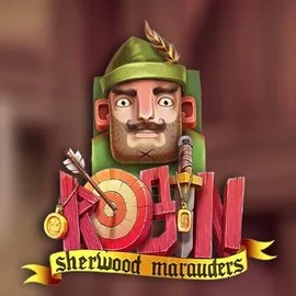 Official Slots logo: Robin Sherwood Marauders by Yggdrasil at Spinshark Casino