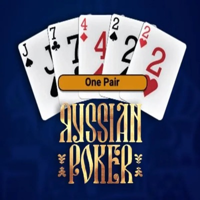 Russian Poker slot icon by OneTouch Games, available at Spinshark Casino