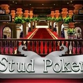 Stud Poker 3D slot visual from iSoftBet available on spinsharkscasino.com