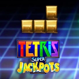 Jackpots logo of Tetris Super Jackpots from WMS at Spinshark Casino