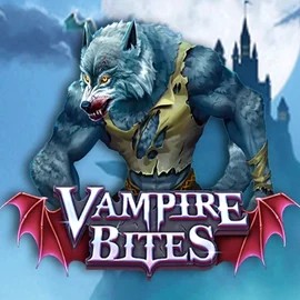 Vampire Bites slot logo by Amusnet Interactive at Spinshark Casino