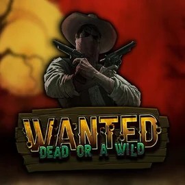 Wanted Dead or a Wild game by Hacksaw Gaming – logo hosted on Spinshark Casino